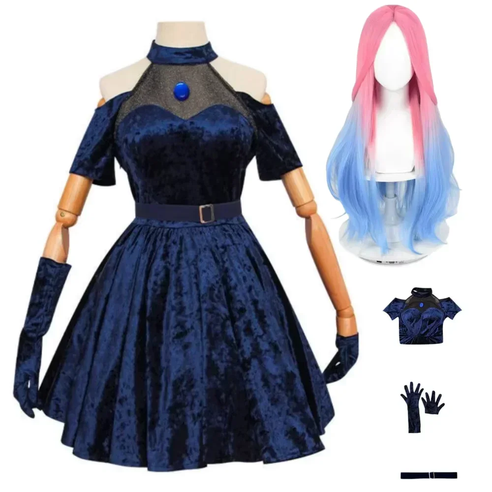 Mizi Cosplay Costume Anime Ali - Anime Cosplay Blue Hair 评论和价格