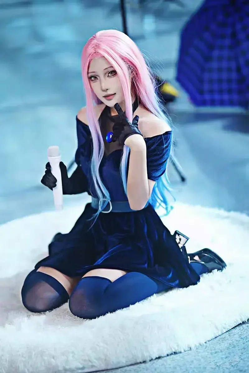 Mizi Cosplay Costume Anime Ali - Anime Cosplay Blue Hair 评论和价格