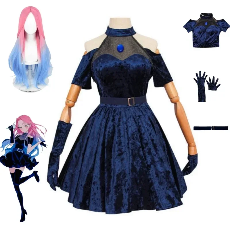 Mizi Cosplay Costume Anime Ali - Anime Cosplay Blue Hair 评论和价格