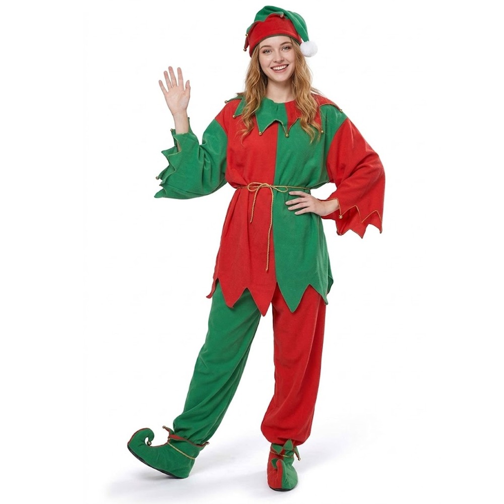 Christmas Elf Adult Couples Co - Anime Cosplay Couple 评论和价格