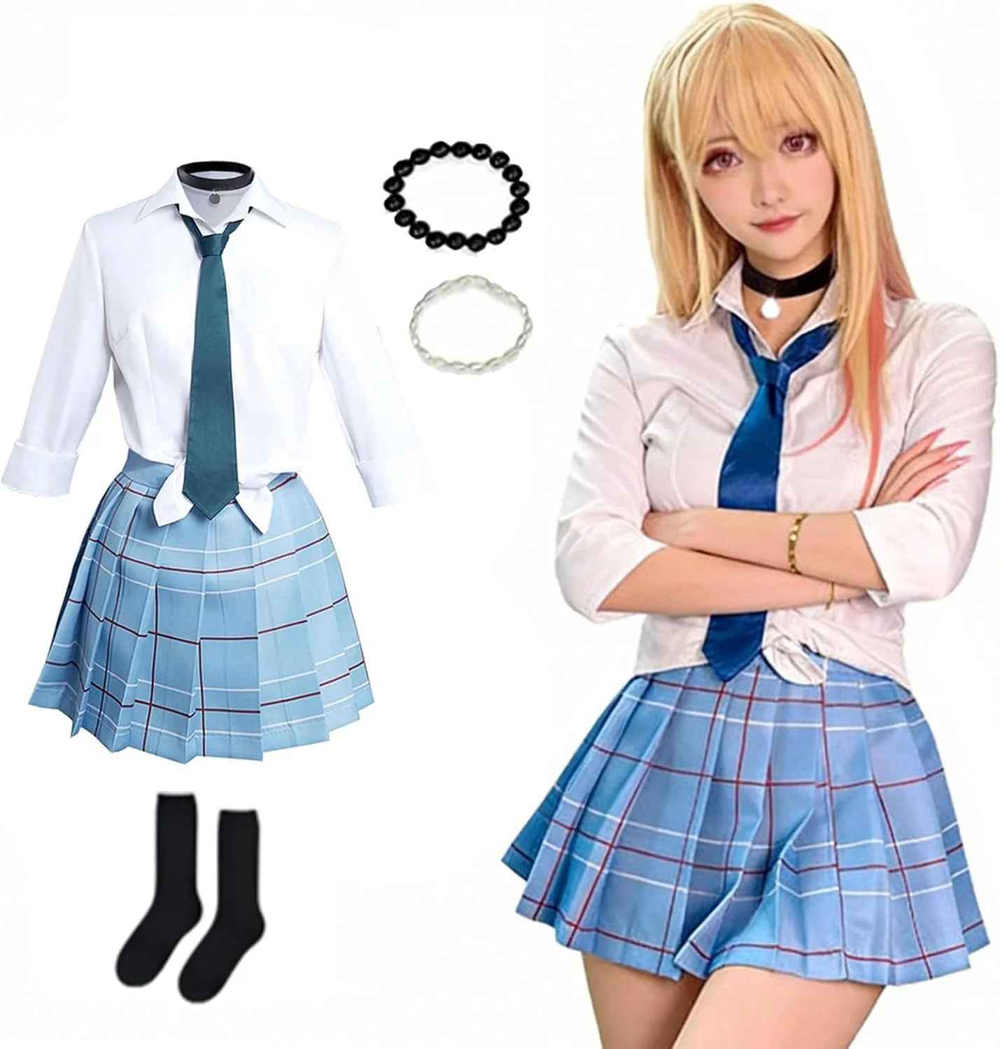 Anime My Dress-Up Darling Mari - Kitagawa Anime Cosplay 评论和价格