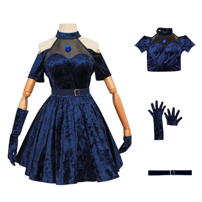 2026 Mizi Cosplay Costume Anim - Anime Cosplay Blue Hair 评论和价格