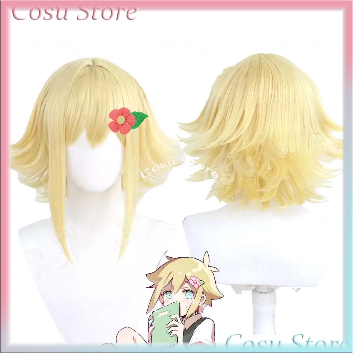 Omori Something Basil Cosplay  - Anime Cosplay Blue Hair 评论和价格