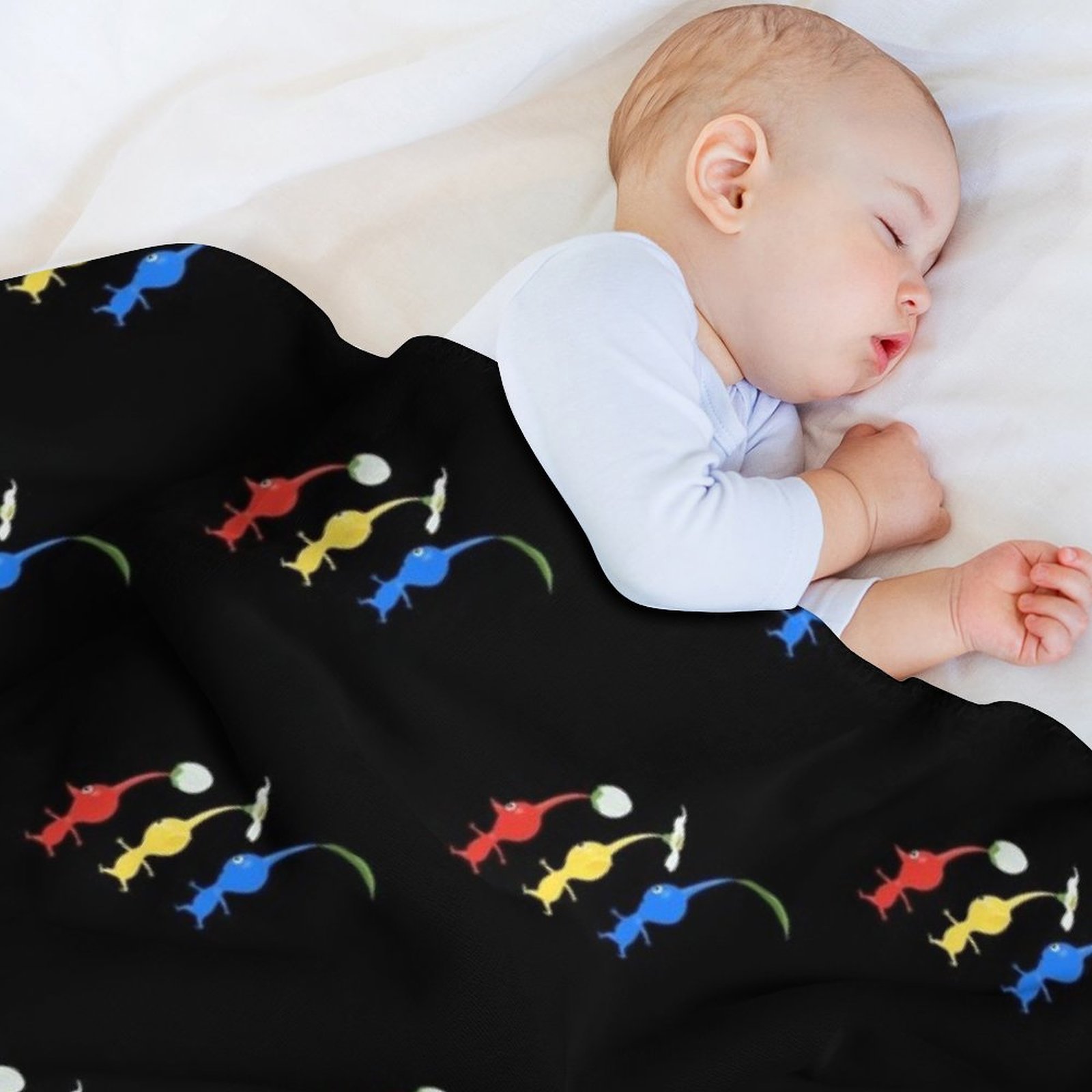 3 Pikmin Running Throw Blanket - Anime Cosplay Idea 评论和价格