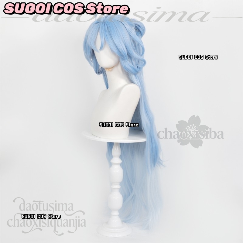 C921Anime Game Wuthering Waves - Anime Cosplay Blue Hair 评论和价格