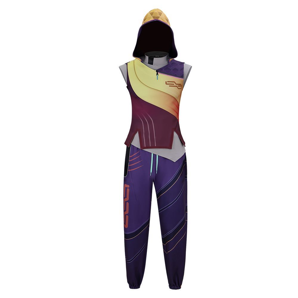 VALORANT Miks Cosplay Full Set - Anime Cosplay Jumpsuit 评论和价格