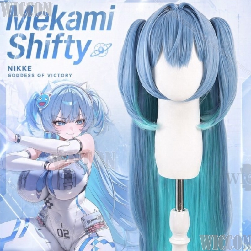 GODDESSS Game VICTORYSS Cospla - Anime Cosplay Blue Hair 评论和价格