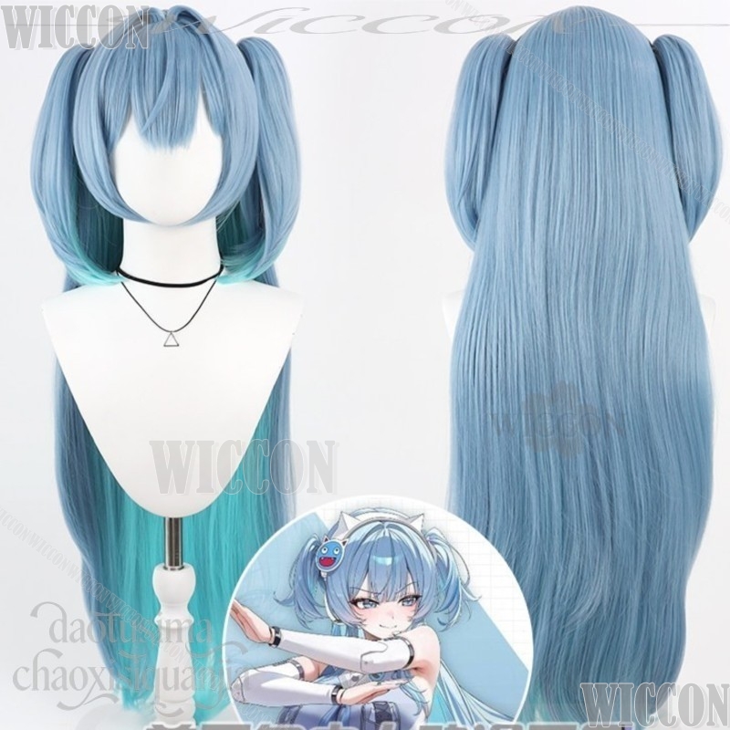 GODDESSS Game VICTORYSS Cospla - Anime Cosplay Blue Hair 评论和价格