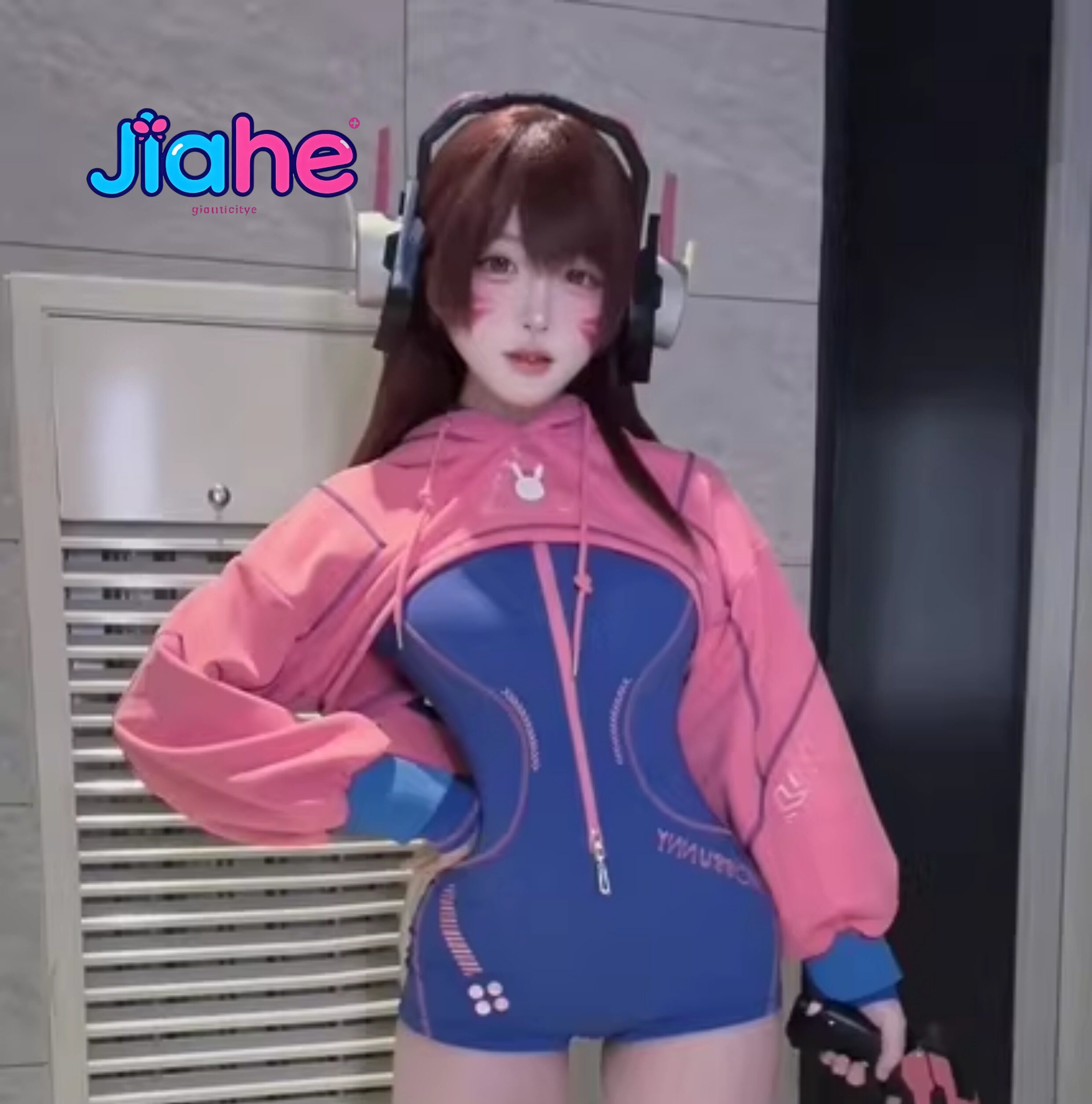 In stock D.Va Overwatch Cospla - Anime Cosplay Jumpsuit 评论和价格