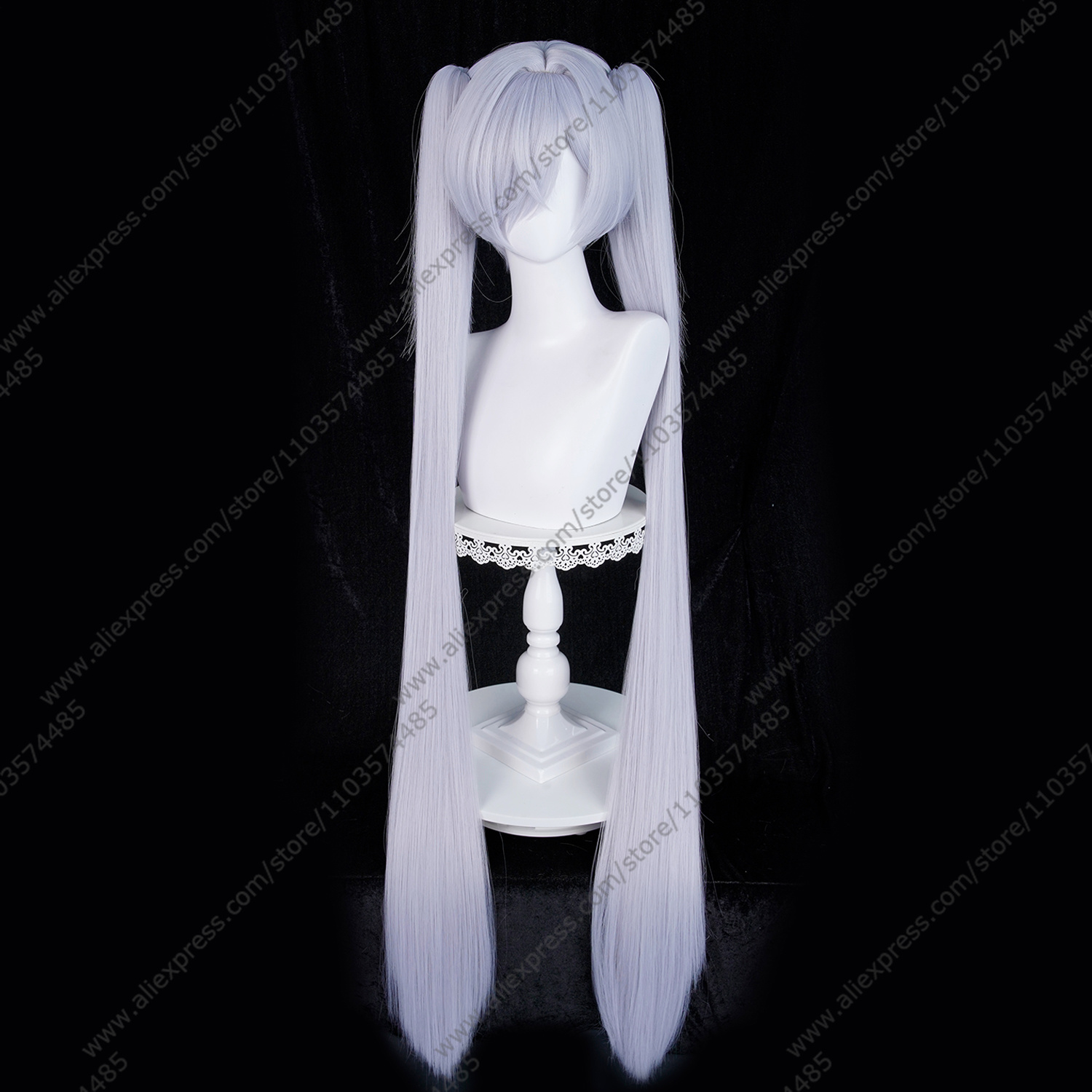 Anime Cinderella Cosplay Wigs  - Anime Cosplay Blue Hair 评论和价格